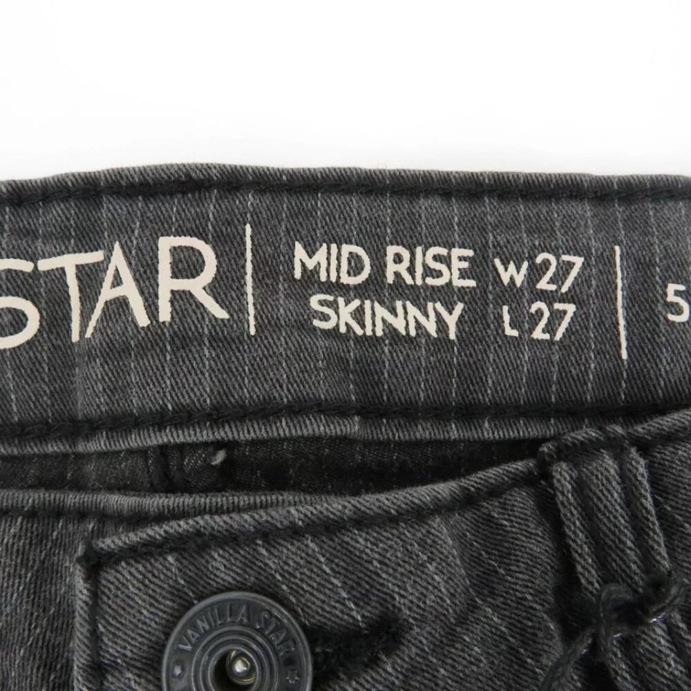 Vanilla Star Women's Mid Rise Skinny Jeans Size 5 NWT - Picture 5 of 7